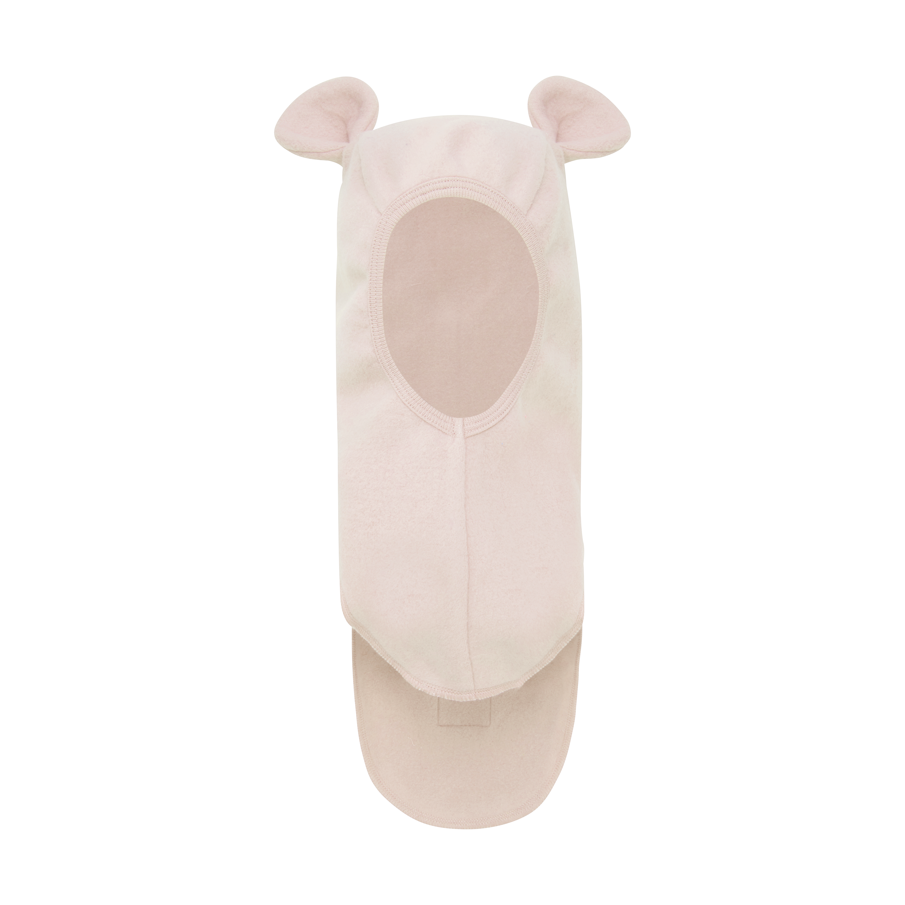 Balaclava Ears Cotton Fleece - Peach Blush